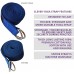 Clever Yoga Strap for Stretching – Yoga Straps in Standard 8 Foot or Extra Long 10 Foot Length 1.5 Inch Wide Yoga Stretching Strap Thick Durable Cotton with Adjustable D-Ring - BPMJKVRMB