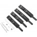 exreizst 4 Black Leather Straps Soft Pad Set Adjustable Bar Training Tools Set - BRUUHXDAJ