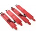 EXREIZST Expandable Adjustable 2 Spreader Bar with 4 Leather Straps Sports Fitness System Set Red - BBZCTXLTC