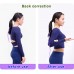 FDR 2 Pcs Yoga Sticks Stretching Tool Straps Posture Correction Wooden Sticks with Stick Buckle Humpback Correction Stick for Home Woman 70 cm 27.55 in - B3MZN819A