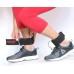 Grizzly Fitness Premium 3 Padded Leather Ankle Strap for Men and Women One-Size Single Black - B1CU473AW