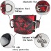 LANWAN Adjustable Size Leather Wrist-Ankle Hand Cuffs Strap Set - BEHSIT5OA