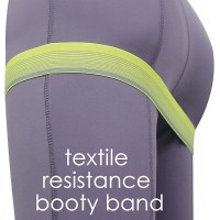 nalax Yoga Strap Stretch Straps for Physical Therapy 12 Loops Yoga Stretch Strap Resistance Band Workout Booty Band for Butt and Leg - BVTTF24DN