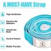 Yoga Strap Multi Loops Yoga Stretch Strap with Door Anchor Non-Elastic Stretching Strap 12 Loops Yoga Strap for Physical Therapy Yoga Dance Pilates with Exercise Instruction - BTHL9BGPW