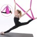 Amrta Yoga Swing with Mounting kit Yoga Hammock Sling Inversion Tool for Gym Home Indoor Fitness with Ceiling Mounting Kit Adjustable Handles Extension Straps Yoga Swing Training Set Rose - BP7S9JBAB