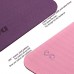 Eco Friendly TPE Yoga Mat DAWAY Y8 Wide Thick Workout Exercise Mat Non Slip Grip Pilates Mats Body Alignment System Tear Resistant with Carrying Strap 72x 26 Thickness 6mm - B8JZ2K1NF