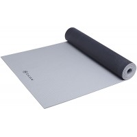 Gaiam Athletic Yoga Series dynaMAT Xtra-Wide Mat Black Gray 5mm - BKLMKCCFR