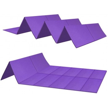 JBM Folding Yoga Mat 68''L x 24''W x 1 4 Inch Thick Travel Yoga Mat for Yoga,Pilates Meditation and Floor Workouts - B6GI3XX3T