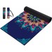 Keolorn TPE Printed Yoga Mat Non Slip Eco Friendly Sports and Fitness mat with Carring Bag ,72 x 32x 6mm Fitness Exercise Mat for Woman and Man Yoga Pilates and Floor Exercises - BEAKY7W4Y
