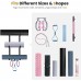 LONGITEEYI Yoga Mat Holder Wall Mount Yoga Mat Rack Wall Mount,Wall Rack Storage for Yoga Mat Yoga Tiles Foam Roller with 3 Hooks for Hanging Yoga Strap and Resistance Bands Home Gym Decor for Home Gym Organization ,3-Sectional Metal - B31CUPKIL