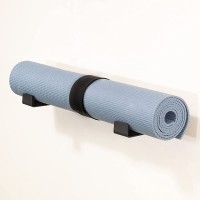 StoreYourBoard Yoga Mat Storage Rack Foam Roller Exercise Fitness Bands Wall Hooks Gym Organizer - BVQ6GJM3M