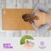 WISYTOWN Yoga Cork Mat Ecofriendly: Beautiful Organic Yoga Mat Extra Long and Wide. Anti slip yoga mat Sweat Resistant. Soft Yoga Mat with Alignment Lines. Travel exercise mat | Padded Workout mat | Pilates mat | Fitness mats | Hot Yoga 72x24x6m