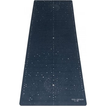 YOGA DESIGN LAB | The Combo Yoga Mat | 2-in-1 Mat+Towel | Eco Luxury | Ideal for Hot Yoga Power Bikram Ashtanga Sweat | Studio Quality | Includes Carrying Strap! - BKUPRQEEB