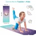 Yoga Mat for Kids Non-Slip Children Exercise Mat Non-toxic Natural Playtime Mat for Active Calm Aids Weight Loss Mindfulness 60 L x 24 W x 5mm Thick - B8Q6GLBR1