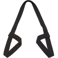 1Pcs Black Adjustable Yoga Mat Strap Multi-Purpose Straps Easy-Cinch Yoga Mat Sling for Carrying Training Equipment 62inch Yoga Mat Not Included - BGDUFDFOM
