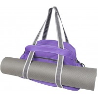 Formva Yoga Mat Bag Large Yoga Mat Tote Sling Carrier Shoulder Bag Carryall Tote Fits Mats Multi-Functional Durable Sport Gym Storage Bag with Pockets and Yoga Mat Strap - BCVWWAE3Y