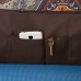 Kindfolk Yoga Mat Tote Bag Carrier Patterned Canvas with Pocket and Zipper - B4WDJEDRQ