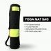 Samadhaan Yoga Mat Bag Full Zip Exercise Yoga Mat Gym Carrier Bag with Pockets and Adjustable Strap Suitable for Most Yoga Mats | For Men and Women - B9YJ2LLBS