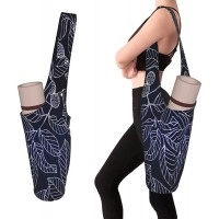 Yoga Mat Bag Spotted Dog Black And White Long Tote With Pockets For Women Stylish And Practical Carriers Fits Most Size Mats Accessories - B13QH2HQ4
