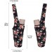 Yoga Mat Bag with Pockets,Yoga Mat Carrier Bag Fit Most Size Yoga Mat,Yoga Bag for Women Watercolor Floral With Roses - B4XGAHJ59