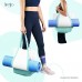 Zingtto Yoga Mat Bag Large Yoga Bags and Carriers Fits All Your Stuff Yoga Accessories Gym Bag Cotton Canvas Totes Bags Shoulder Bag for Thick Mats Green - BYFMXTMVJ