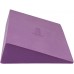 Gaiam Yoga Block Wedge Lightweight EVA Foam Yoga Wedge for Wrist and Lower Back Support Slant Board for Comfortable Yoga Poses and Angles 20 L x 6 W x 2 H Deep Purple - BQ6HHE2OY