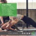 Gaiam Yoga Wheel Multi-Purpose Yoga Prop & Back Stretcher Assists with Flexibility Releasing Tension in Back Chest and Spine Textured Non-Slip Surface Durable Core 5W x 12 Diameter - B3YRTRC3H