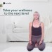 Serenilite Large Meditation Cushion Yoga Pillow 15x15x5 | Zafu Meditation Pillows for Sitting on Floor | Buckwheat Hull Yoga Bolster Cushions with 2 Inserts for Extra Firmness + Carry Handle - B4URO0NUS
