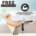 UnCrowned | Yoga Wheel Set of 3 Circle Roller Built for Back Pain Cracker Spine relief Muscle Stretcher 3 Pack For All Skill Levels - BSBL9LP3T