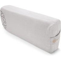Yoga Bolster Pillow for Restorative Yoga Rectangular Yoga Pillow Bolster Supportive Meditation Cushion Helps Alleviate Pressure Provides Support & Enhances Your Practice 25.9 x 10.2 x 5.9 in - B5F6DEFSN