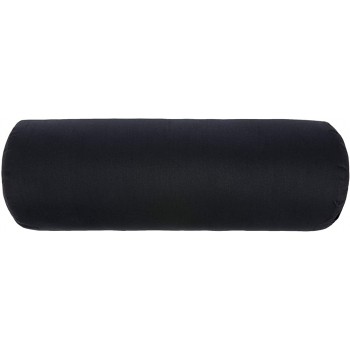 Yoga Direct Unisex's Y042BOLBLAR1 Supportive Yoga Bolster Black One Size - BQT2O87SJ