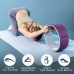 Yoga-Wheel-3-Pack for Back Pain Relief Yoga-Back-Roller-Wheel for Massage & Stretching Comfortable Strongest Foam Roller with Yoga Strap & Workout Guide - BSIRIPZV0