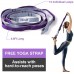 Yoga-Wheel-3-Pack for Back Pain Relief Yoga-Back-Roller-Wheel for Massage & Stretching Comfortable Strongest Foam Roller with Yoga Strap & Workout Guide - BSIRIPZV0