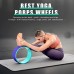 Zealty Yoga Wheel Foam Roller for Back Pain Backbends & Muscle Relaxation Yoga Roller Spine Roller Back Stretcher for Improving Posture & Flexibility - B4W9O2TCX