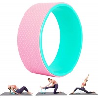 Zealty Yoga Wheel Foam Roller for Back Pain Backbends & Muscle Relaxation Yoga Roller Spine Roller Back Stretcher for Improving Posture & Flexibility - B4W9O2TCX