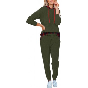 ETCYY NEW Lounge Sets for Women Two Piece Outfits Sweatsuits Sets Long Pant Loungewear Workout Athletic Tracksuits - BRDHLEWWY