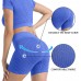 OYS Women's Seamless Workout Set 2 Piece High Waisted Yoga Gym Shorts Outfits Running Active Crop Top Clothes - BB2BD26TR