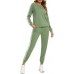 Sevidith Women Sweatsuits Sets 2 Piece Tracksuit Side Striped Pajamas Jogging Outfits Casual Set - BX1PQ3RQ1