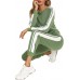Sevidith Women Sweatsuits Sets 2 Piece Tracksuit Side Striped Pajamas Jogging Outfits Casual Set - BX1PQ3RQ1