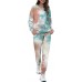 Sieanear Sweatsuit for Women 2 Piece Long Sleeve Loungewear Tie dye Outfits - B4CSEZZC8