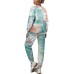 Sieanear Sweatsuit for Women 2 Piece Long Sleeve Loungewear Tie dye Outfits - B4CSEZZC8