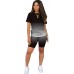 Tie Dye Two Piece Outfits for Women Sexy Plus Size Summer Sweatsuit Jogger Lounge Sets for Women 2 Piece Track Suits - B8UVHQIMC