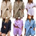 Women's Summer Casual 2 Piece Outfits Set Short Sleeve Collar Button T-Shirt Top Bodycon Shorts Set Y2K Streetwear - BSWSI2MQ3