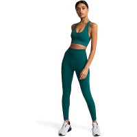 Women’s Yoga Outfits 2 piece Set Workout Tracksuits Sports Bra High Waist Legging Active Wear Athletic Clothing Set - BUQ5NKGEE