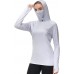 BASSDASH Women's Fishing Hoodie Shirt with Face Mask Thumb Holes UPF 50+ FS23W - BFIC8UB7T