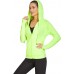 ELESOL Women's Athletic Hoodies Long Sleeve Workout Hooded Jacket Full Zip Thumb Hole Track Outerwear with Pockets S-XXL - BN9HVS68X