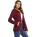 Frolitre Women's Long Sleeve Full-Zip Hoodie Jacket Cotton Pullover Sweatshirt - B36W3O3FX