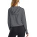 Move With You Women's Casual Long Sleeve Pullover Hoodie Crop Top Sweatshirt - BA5PEA9MQ