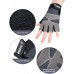 3 Pairs Kids Half Finger Gloves Non-Slip Gel Gloves Adjustable Sports Gloves for Children Cycling Biking Pink Grey and Black - BPPXNDJ8H