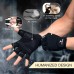 Atercel Workout Gloves for Men and Women Exercise Gloves for Weight Lifting Cycling Gym Training Breathable and Snug fit - BGNS726MB
